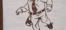 Sketch: Dancing Grandpa Sketch: Dancing Grandpa