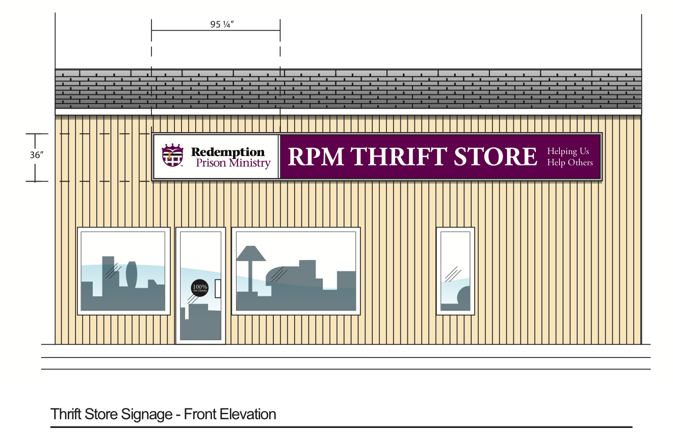 Non-Profit Exterior Location Branding