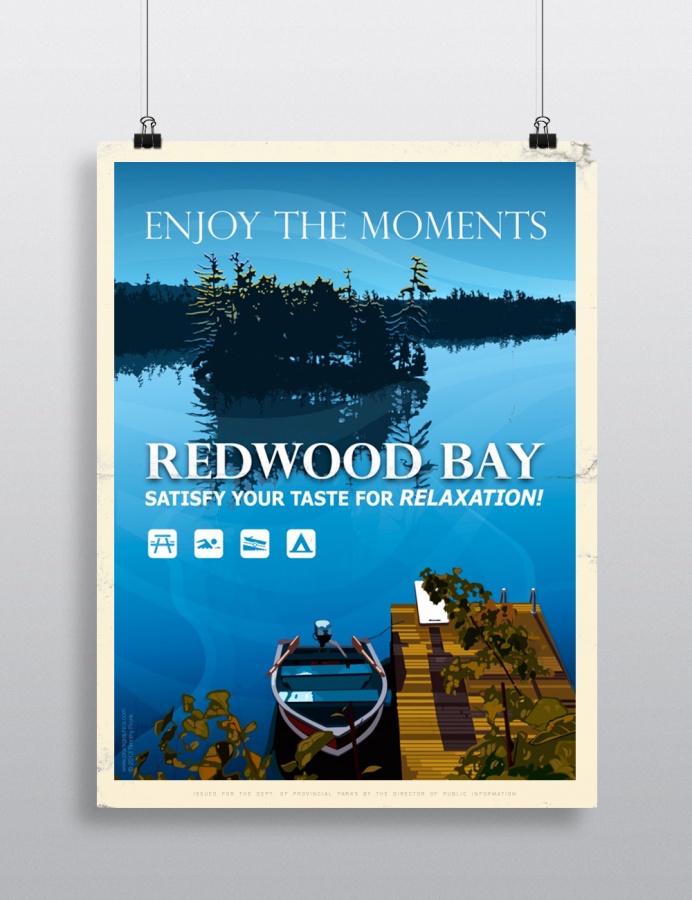 Travel Poster Design & Illustration by Pronk Graphics
