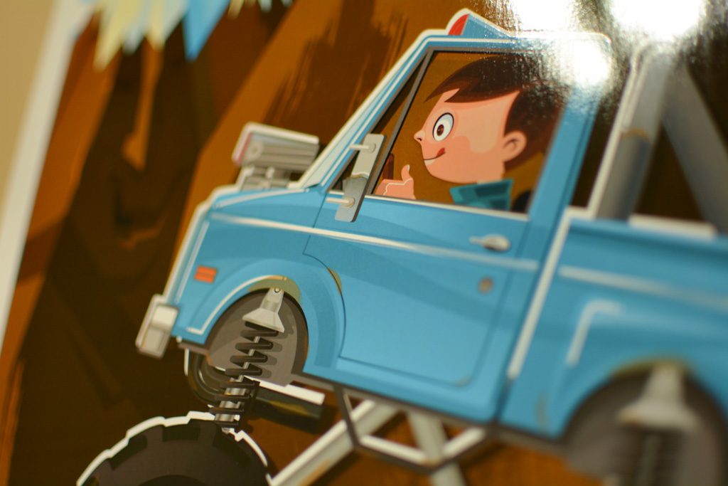 Monster Truck Poster Illustration